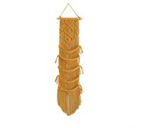 Colgador de gorras de bola montado en la pared, organizador de algodón, estilo bohemio, macramé, estante para sombreros, ahorro de espacio, almacenamiento vertical para béisbol y varios sombreros