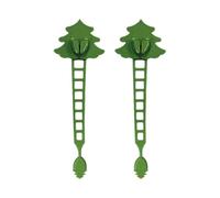Colgador de guirnalda de Navidad, organizador de ganchos de corona, juego de corbatas colgantes de silicona, diseño antideslizante reutilizable para puerta delantera, armario, pared, escalera