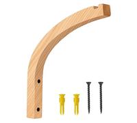 Colgador de plantas - Soporte de linterna antideslizante rústico de madera | Ganchos para plantas para montaje en pared para el hogar, sala de estar, dormitorio, granja, apartamento, oficina, interior