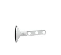 Colgador de Ropa con Ventosa Brabantia - Light Grey | Colgador para Ventanas, Azulejos, Espejos | Colgador Compacto para Ropa sujeta 3 Perchas, hasta 2 kg | Ideal para baños o Espacios pequeños