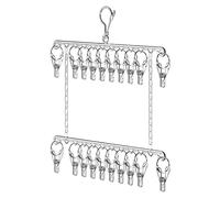 Colgador de secado para hierbas - Acero Inoxidable Multifuncional | Tendedero y colgador para secar ajos | En Hogar, Cocina, Balcón, Exterior, Invernadero, Ajo, Verduras, Plantas Y Hierbas Aromáticas