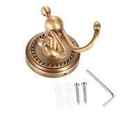 Colgador de toalla de puerta Soporte de suspensión de pared antiguo Soporte de pared retro Gancho de latón para abrigo Sombrero Bolsa