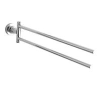 Colgador de toallas tesa Luup, metal cromado, autoadhesivo, tecnología adhesiva de montaje, 86 x 50 x 485 mm