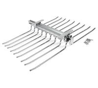 Colgador doble para pantalones, extensible, para armario de 18 barras, de acero cromado Emuca
