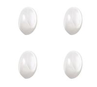 Colgador oryx blanco pequeño (blister 4 unidades) adhesivo