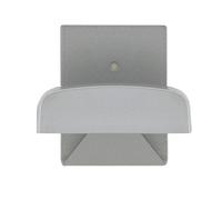 Colgador percha adhesivo acero inoxidable color gris