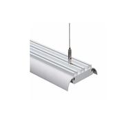 Colgante aluminio color gris serie mendel 10cm