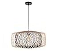 Colgante bamboo d.59cm 1xe27en bambú negro y natural