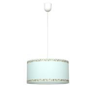 Colgante cenefa verde agua 1xe27 regx35d