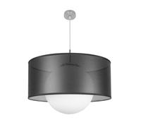 Abrila Cosmico Níquel/Negro-Plata - Colgante Moderno 1Xe27 60 Cm