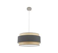 Fabrilamp colgante modelo kandy natural/gris 3 luces