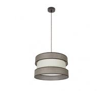 Colgante home 1xe27 marron/marron-beis regx40x40 cm
