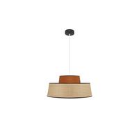 Abrila Jia Natural/Calabaza - Colgante Moderno 1Xe27 50 Cm