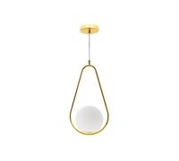 Colgante metal color dorado serie aimee 21cm