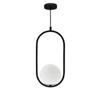 Colgante metal color negro serie aimee 20cm