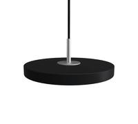 Colgante Micro Lámpara Colgante Asteria Negro/tapa de Acero