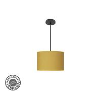 Colgante moda 1xe27 negro/amarillo regx30x30 cm