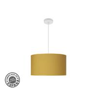 Colgante moda 2xe27 blanco/amarillo regx40x40cm c/difusor