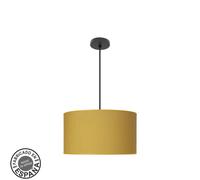 Colgante moda 2xe27 negro/amarillo regx40x40cm c/difusor