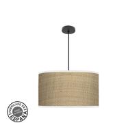 Abrila Moda Negro/Cañizo Claro - Colgante Moderno 3Xe27 50 Cm