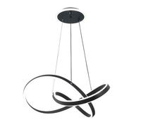 Colgante nantes negro 120w 3000-4000-6000k regx60x 60cm 9600lm c/remot