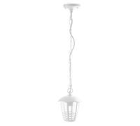 Colgante para exterior aluminio color blanco serie terva 18cm
