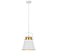 Colgante pelicano 1xe27 blanco/oro regx25d