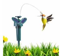 Colibrí Solar Decoración de Jardín con Pájaro para Exteriores | de Parterre con Aleteo para Jardineros Inquilinos Porche Hogar