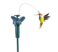 Colibrí Solar Decoración de Jardín Exterior con Pájaro | de Pájaro con Aleteo y para Macizo de Flores, Sendero, Maceta, Porche, Hogar para Hogar Apartamento Macetero Parterre