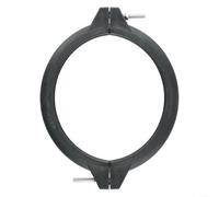Collar de abrazadera de filtro de arena para válvula de 1.5 pulgadas, anillo de brida de plástico resistente con perno de tuerca para mantenimiento de piscinas sobre el suelo