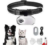 Collar de cámara HD 1080P para gatos con grabación de video, mini cámara deportiva inalámbrica, cámaras de acción pequeñas, cámara corporal para suministros para mascotas, artículos para