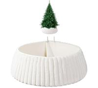 Collar De Faldón para Árbol De Navidad,Protector Suave Bohemio,Cubierta para Base De Árbol De Navidad Bohemio Rústico - para Exterior, Interior, Fiestas, Hogar, Tiendas