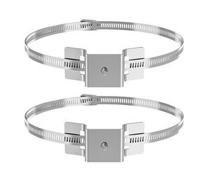 Collares De Postes Hardware Metálico Vertical | Soporte De Montaje Para Cartel Tanque De Propano Calentador De Agua Cámaras Panel Solar Buzón