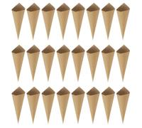 COLLBATH 120 Conos Papel para Confeti de Boda Pétalos de Flores, Conos de Pétalos de Confeti Vintage en Papel Blanco, Ideales para Bodas y Fiestas