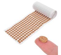 COLLBATH 2000 Cojines Adhesivos de Corcho Marrón para Puertas de Armarios y Muebles, Protectores Fáciles de Instalar para Evitar Golpes y Reducir Ruido