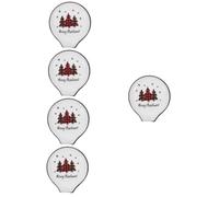COLLBATH 5 Piezas De Soporte De Cuchara De Cerámica Soporte Para Cuchara De Cocina Soporte Para Cuchara De Porcelana Soporte Para Palillos Soporte Para Cuchara De Papá Noel Soporte