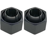 Collet de enrutador de 12,7 mm de repuesto para Dewalt 326286-04 DW6212 DW616 DW618, Craftsman router Hitachi 323-293, Bosch 2610906283 (2 unidades)