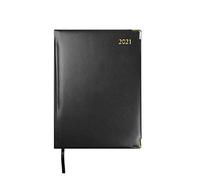 Collins Agenda 2021 Classic Manager vista semanal, color negro, 1210V.99-21