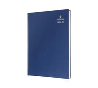 Collins - Agenda de escritorio estándar de medio año, tamaño A4, vista semanal, año académico 2024-25 (citas), papel FSC, azul, diario semanal para estudiantes, profesores, 40 meses, 60 a 2425, julio