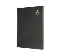 Collins Agenda de escritorio estándar de medio año, tamaño A4, vista semanal, año académico 2024-25 (citas), papel FSC, negro, diario semanal para estudiantes, profesores, 40M.99-2425, julio de 2024 a