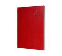 Collins Debden Collins - Agenda de escritorio estándar 2024, tamaño A4, día por página, agenda y organizador de negocios, de enero a diciembre de 2024, diario, color rojo, 44.15-24 pulgadas