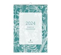Collins Debden Collins Tara - Calendario familiar de pared 2024, planificador de estilo de vida y organizador para oficina, trabajo, personal y hogar, agenda semanal de enero a diciembre de 2024,