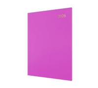 Collins - Essential - Agenda anual 2026 de 12 meses, vista semanal, tapa dura A4, color rosa (ESSA43.50-26)
