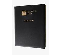 Collins Financial Times 2023 - Agenda de piel para escritorio, vista semanal, color negro