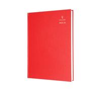 Collins Standard Desk - Agenda académica 2023-24, tamaño A4, día por página, agenda de mitad de año (citas) FSC MIX, diario escolar o universitario, de julio de 2023 a julio de 2024, color rojo,
