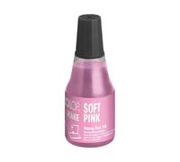 COLOP Recambio de tinta para tampón Make, color rosa/rosa, 25 ml de tinta a base de agua con práctica boquilla de recubrimiento, rosa suave