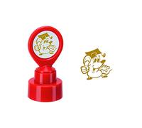 COLOP Sello de motivación, diseño de ratón, color dorado, 5 x 2 x 2
