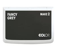COLOP Tampón de tinta MAKE 2 Fancy Grey 70 x 110 mm, cojín para sellos de mano tradicionales
