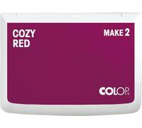 COLOP Tampón MAKE 2 Cozy Red 70 x 110 mm Cojín para sellos de mano tradicionales