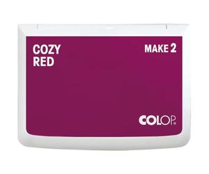 COLOP Tampón MAKE 2 Cozy Red 70 x 110 mm Cojín para sellos de mano tradicionales